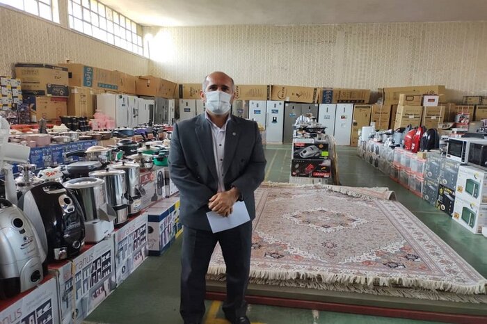 افتتاح نمایشگاه لوازم خانگی در پادگان امام رضا(ع) سنندج