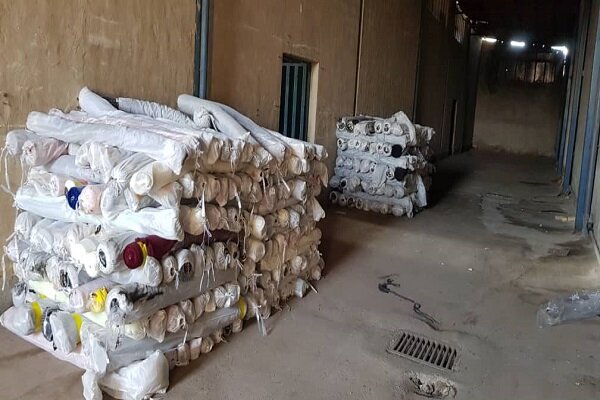 کشف ۵۰ میلیارد ریال انواع پارچه قاچاق در جنوب تهران