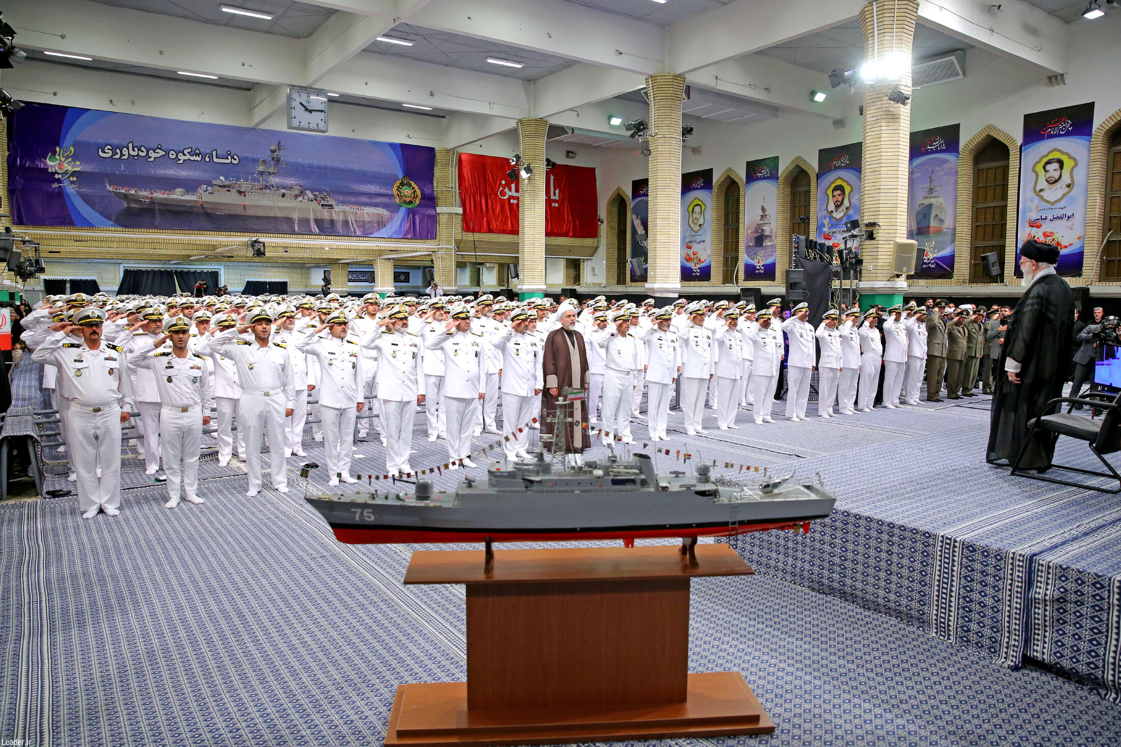 بیانات  رهبری در دیدار کارکنان و خانواده‌های ناوگروه ۸۶ نیروی دریایی ارتش جمهوری اسلامی ایران