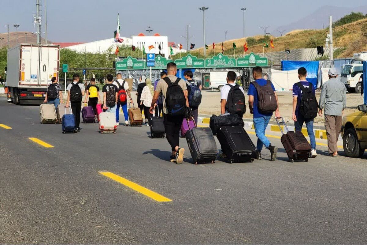 گفتگو با زائران حسینی در مرز تمرچین