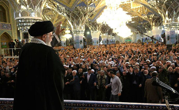 بیانات رهبر انقلاب در اجتماع زائران و مجاوران حرم مطهر رضوی