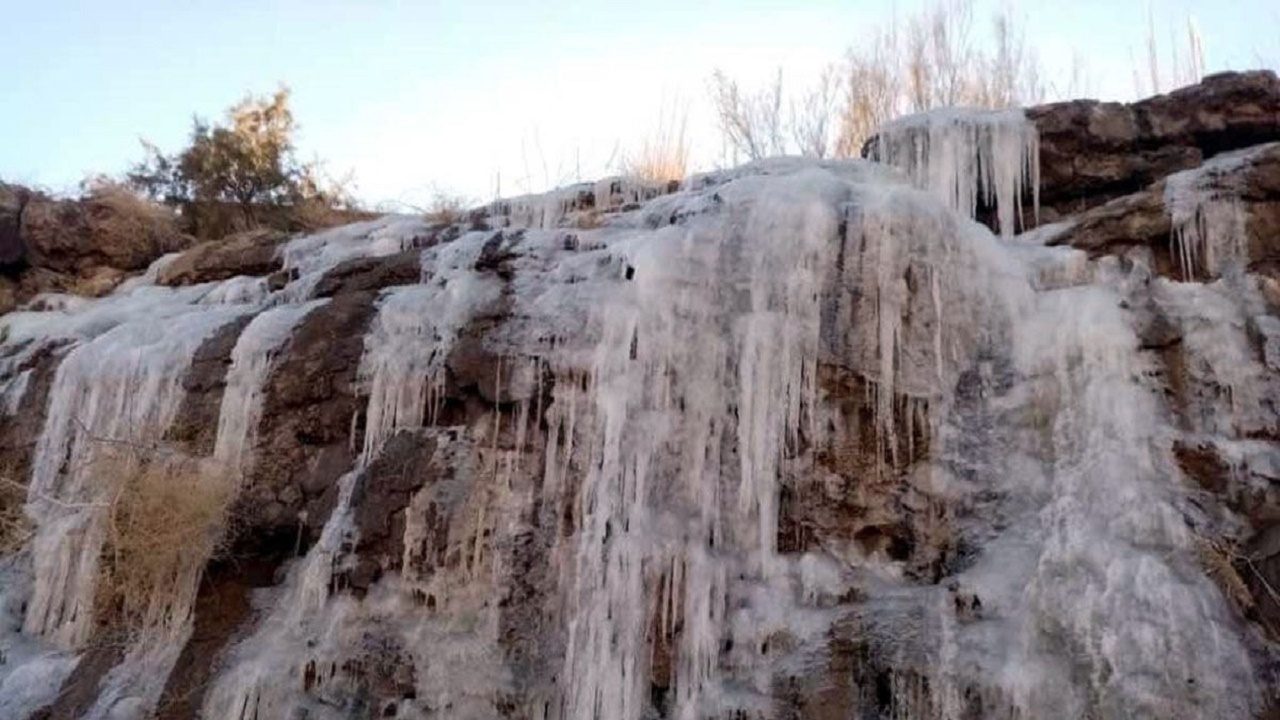 سرما و یخبندان در شهر سنندج