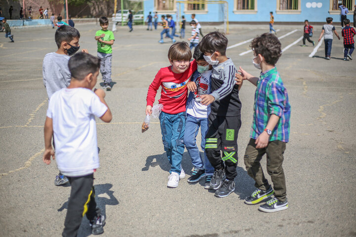 زنگ تفریح کلاس اولی‌ها