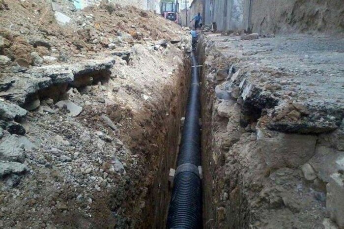 بیش از ۱۹ کیلومتر شبکه فاضلاب شهری در کردستان اصلاح شد