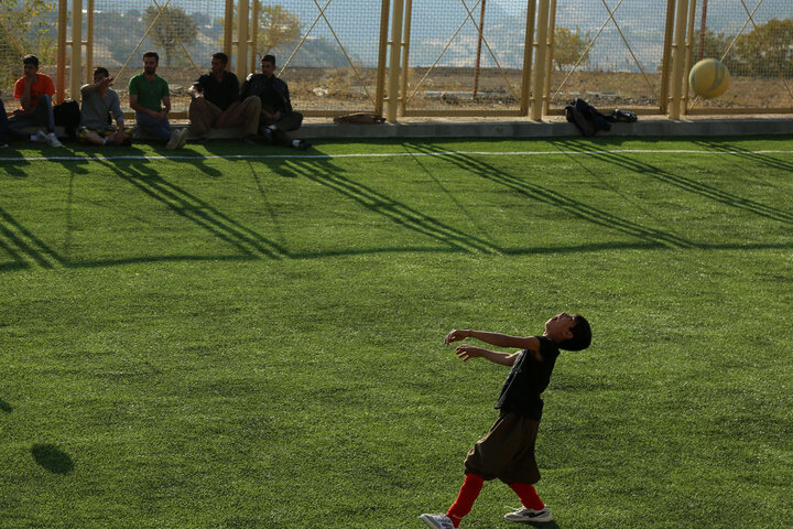 زمین چمن مصنوعی روستای هزار خوانی