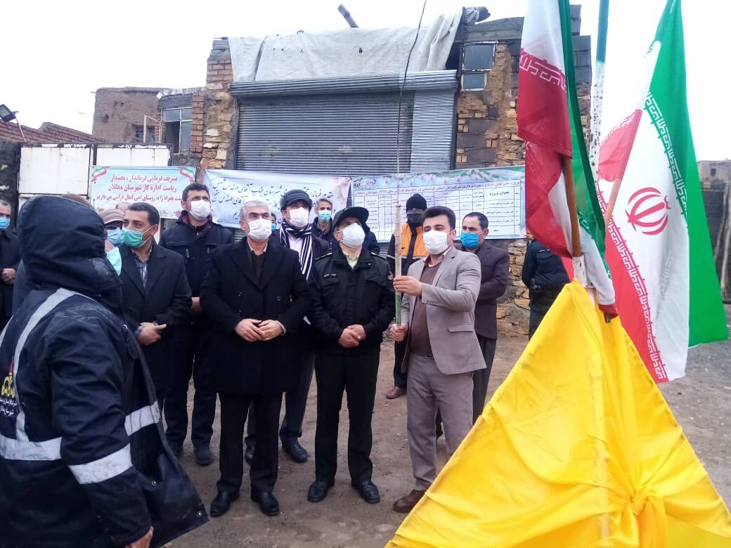 روشن شدن مشعل گاز ۲۵۲ خانواده دهگلانی و اخبار کوتاه