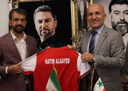 حضور رئیس فدراسیون فوتبال سوریه در باشگاه پرسپولیس