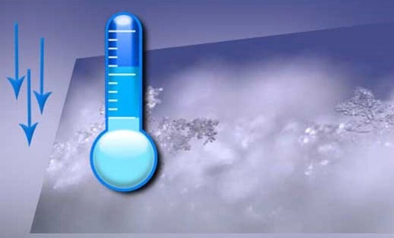دمای هوای کردستان بیش از ۸ درجه کاهش می‌یابد