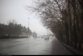 روز بارانی سنندج