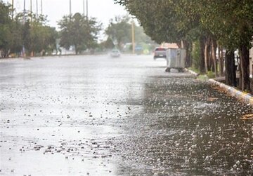 بارش باران کردستان را فرا ‌گرفت