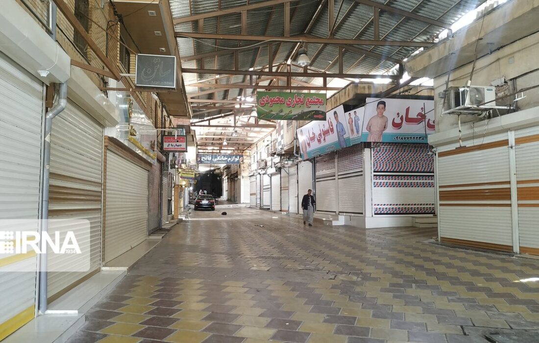 تعطیلی بازار بزرگ سقز بخاطر کرونا