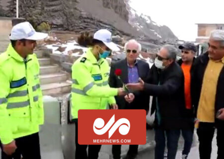 تقدیر بازیگران از نیروهای پلیس راهور ناجا