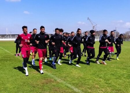 تمرین امروز تیم فوتبال تراکتور زیر نظر رسول خطیبی