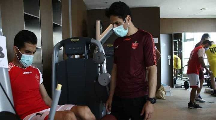 جواب تست کرونا نیامد/ پرسپولیس در سالن تمرین کرد