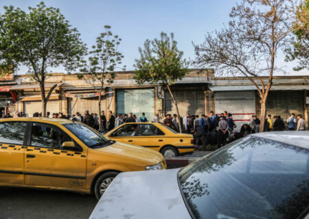 خیابان انقلاب سنندج در روزهای اوج کرونا