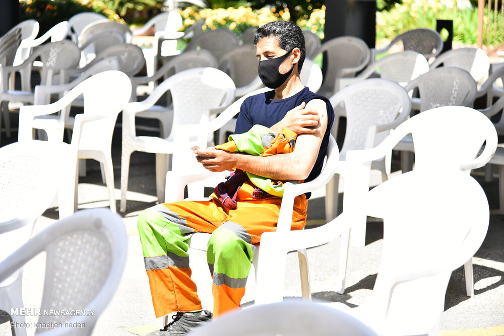 طرح واکسیناسیون کووید ۱۹ پاکبانان شمال تهران آغاز شد