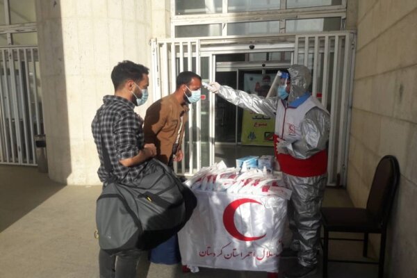 غربالگری ۱۸۰۰ مسافر در مرز باشماق مریوان