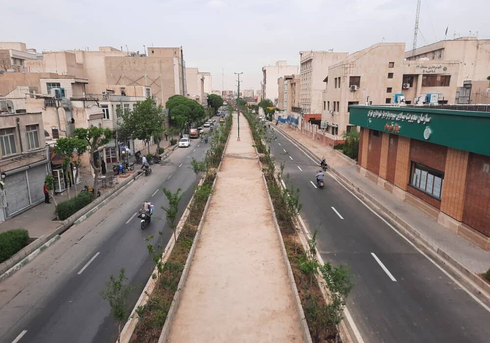 قیام و فردوسی در صف خیابان کامل