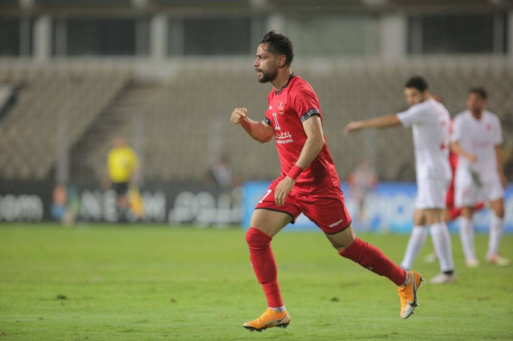 کامیابینیا بهترین بازیکن دیدار پرسپولیس و الریان قطر
