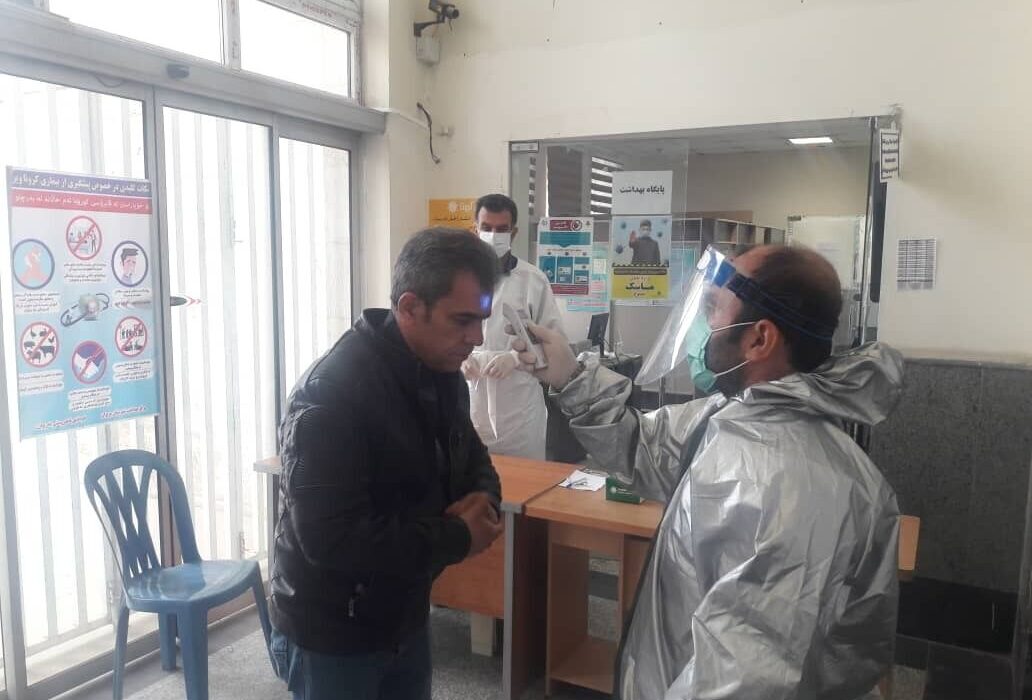 ۱۸۰۰ مسافر در مرز باشماق مریوان غربالگری شدند