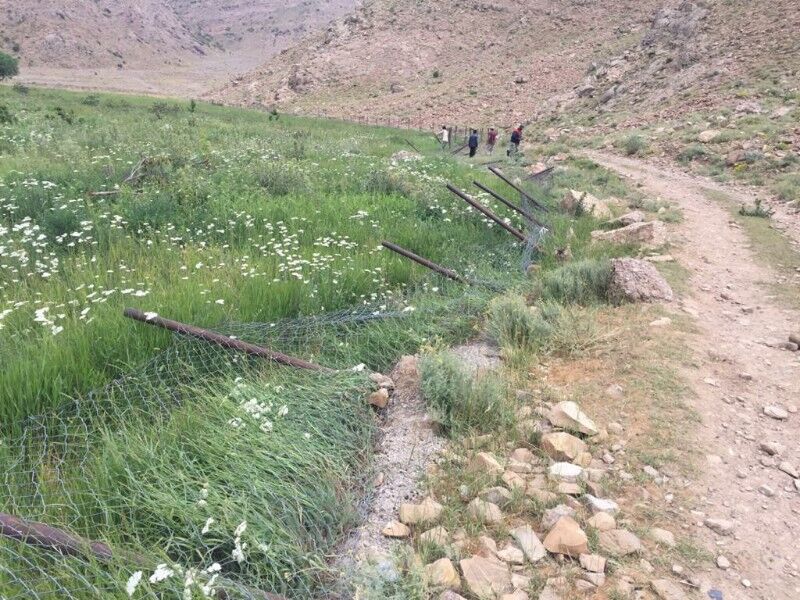 ۱۵ هکتار از بستر رودخانه خورخوره سقز رفع تصرف شد