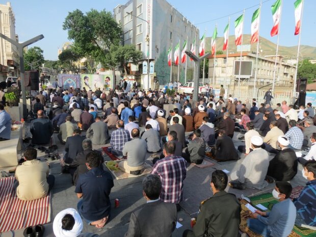 نماز عید فطر در سنندج