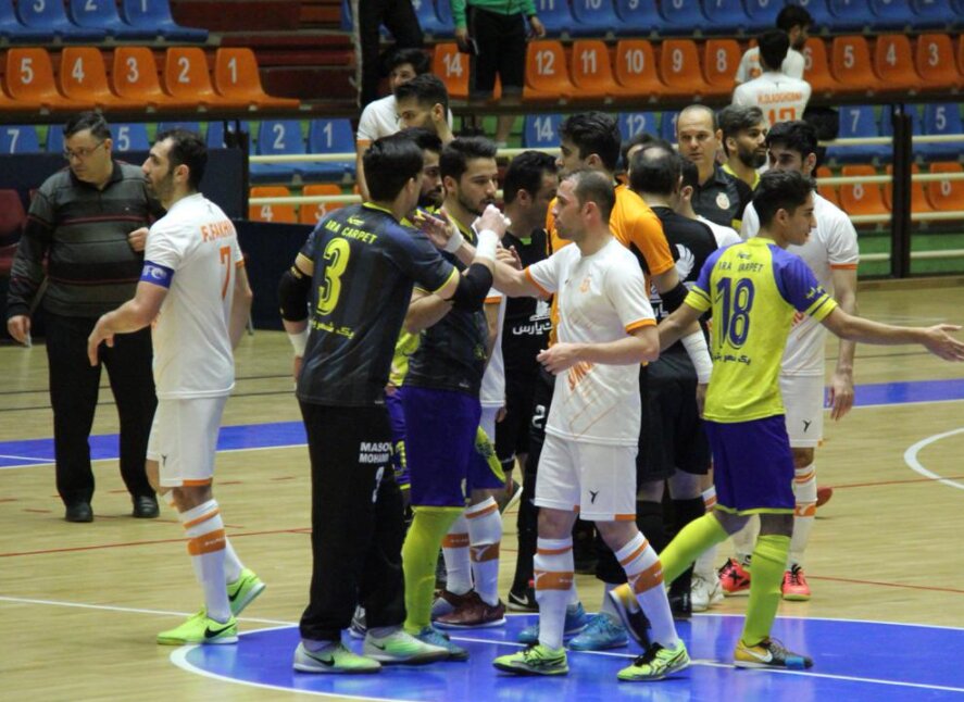 اعلام آرای انضباطی لیگ برتر فوتسال و محرومیت دستیار شمسایی
