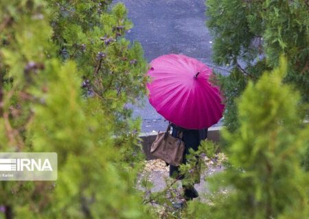 باران بهاری آسمان کردستان را فرا گرفت
