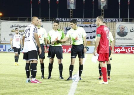 تساوی پرسپولیس مقابل شاهین بندرعامری در نیمه اول