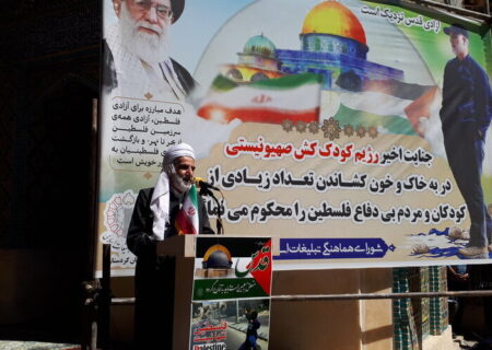 صهیونیست ها جایی در منطقه خاورمیانه ندارند