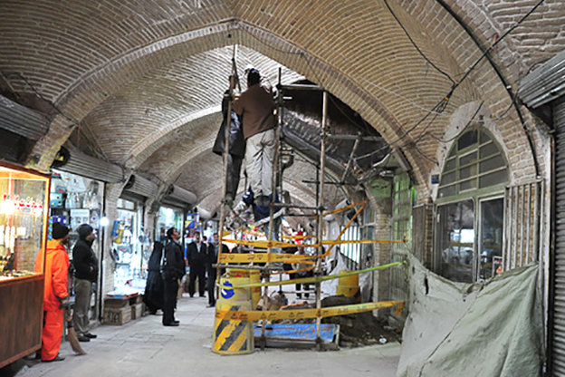 مرمت تاقهای آسیبدیده بازار تاریخی اراک در اولویت قرار دارد