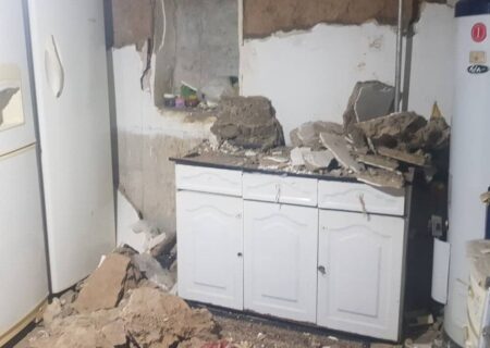 وارد آمدن خسارات جزئی به ۵۰ واحد مسکونی در سروآباد