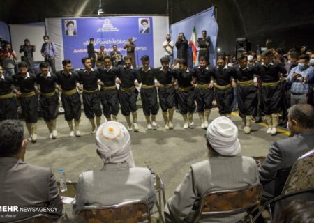 افتتاح پروژه جاده جدید سنندج-مریوان