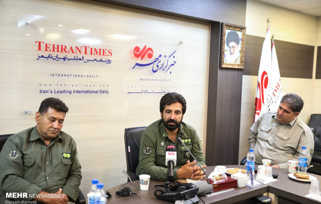 حضور محیطبانان استان تهران در خبرگزاری مهر به مناسبت روز محیط بان