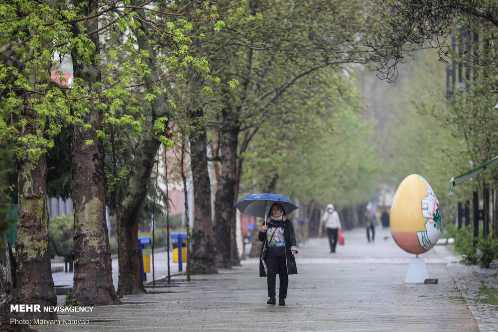 احتمال بارش‌های خفیف و پراکنده شرق و جنوب اصفهان