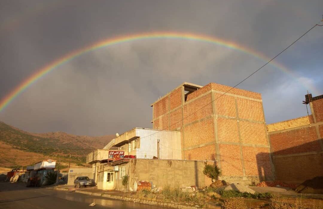 بارش نخستین باران تابستانی در بانه