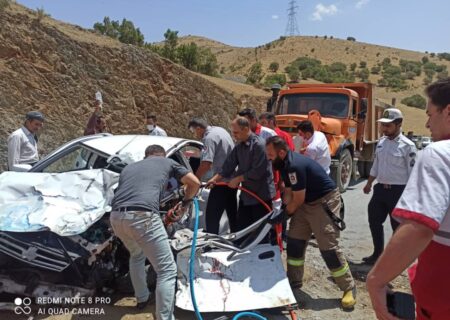 تصادف در جاده مریوان – سنندج سه کشته برجا گذاشت