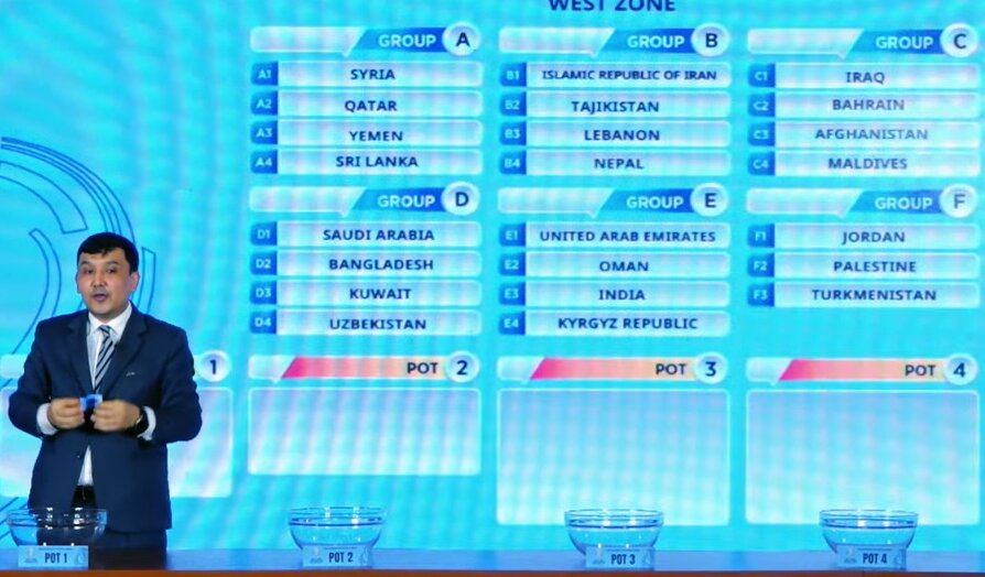 تیم فوتبال زیر ۲۳ سال ایران با تاجیکستان، نپال و لبنان همگروه شد