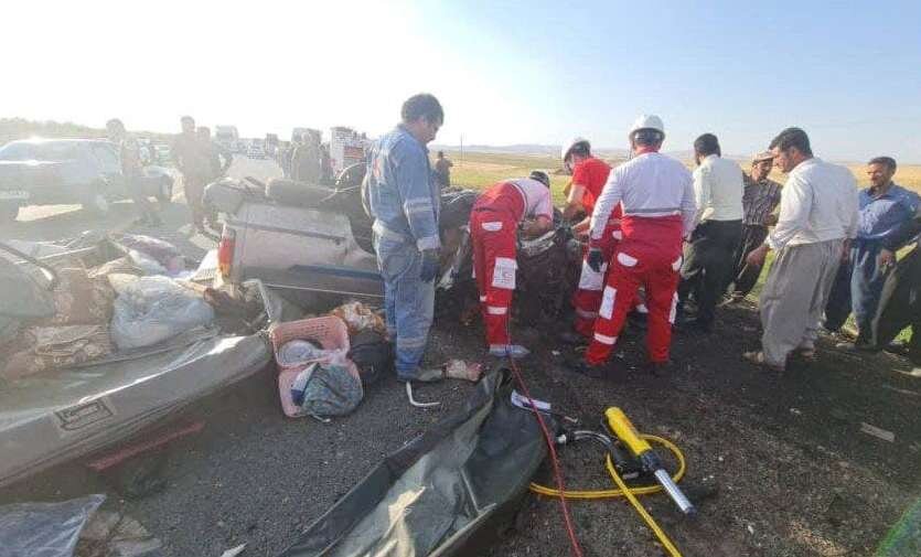 جان باختن ۴ کردستانی در تصادفات جاده ای محور سنندج- سقز