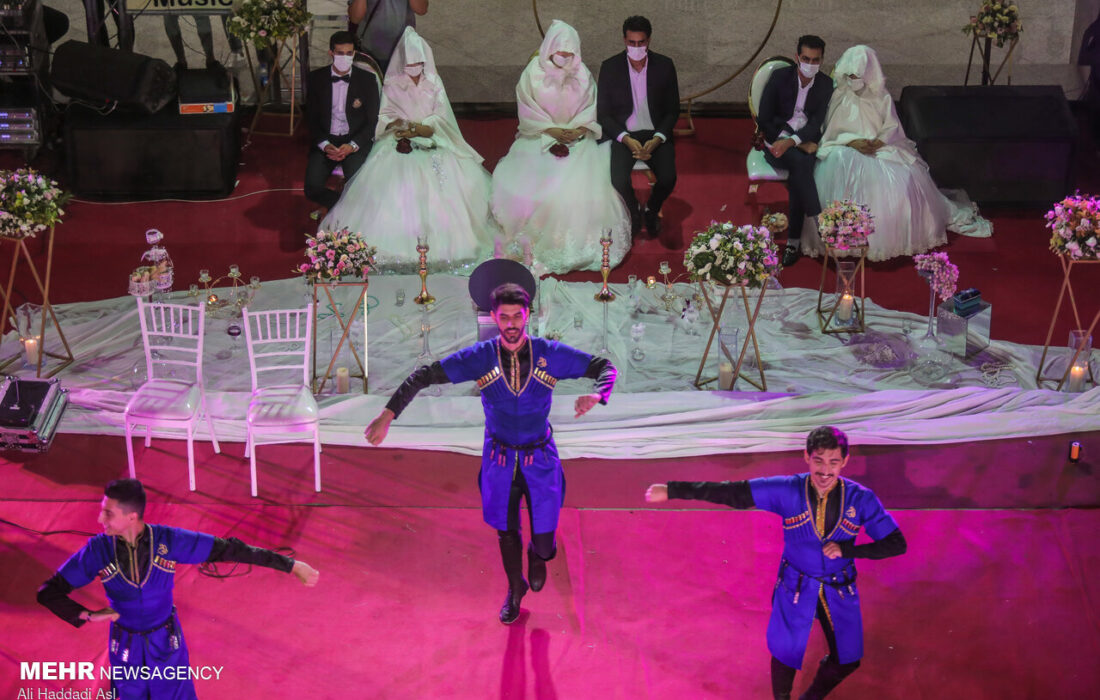 جشن ازدواج آسان در شب عید غدیر