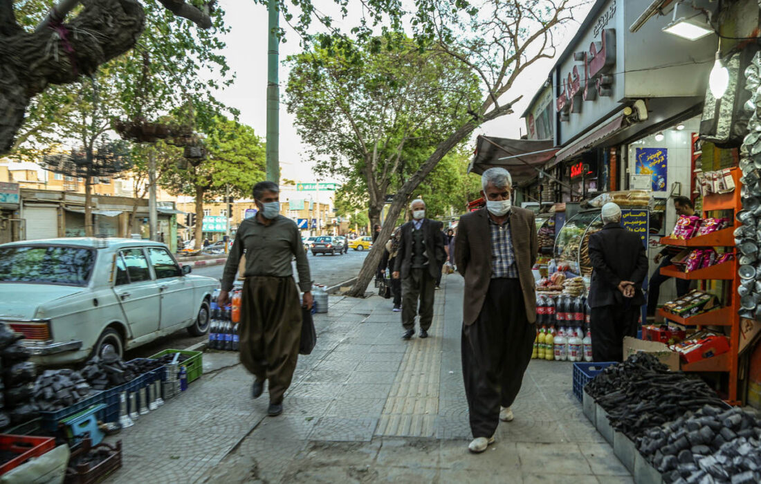 رنگ نارنجی کرونا کردستان را در برگرفت