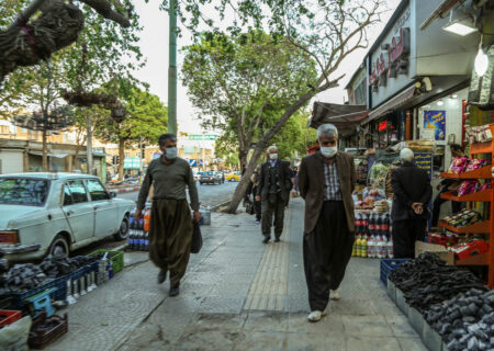 رنگ نارنجی کرونا کردستان را در برگرفت