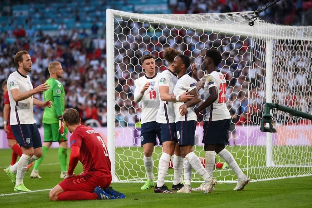 صعود تاریخی انگلیس به فینال یورو برای بازی با ایتالیا