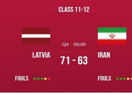 پایان کار تیم بسکتبال جوانان ایران با دوازدهمی در جام جهانی