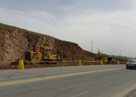 پروژه چهارخطه گردنه صلوات آباد سنندج ۸۵درصد پیشرفت دارد