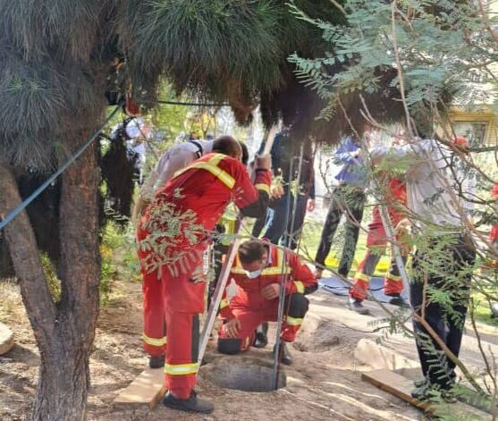 آتش‌سوزی مرگبار یک چاه در شرق تهران