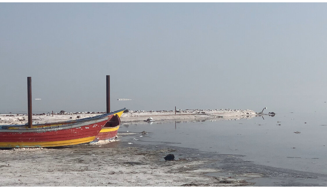 آخرین وضعیت دریاچه ارومیه در آبان ماه سال جاری