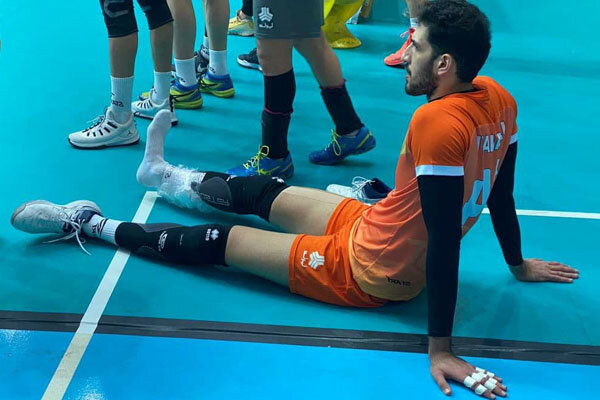 آخرین وضعیت لژیونر والیبال ایران پس از مصدومیت در لیگایتالیا