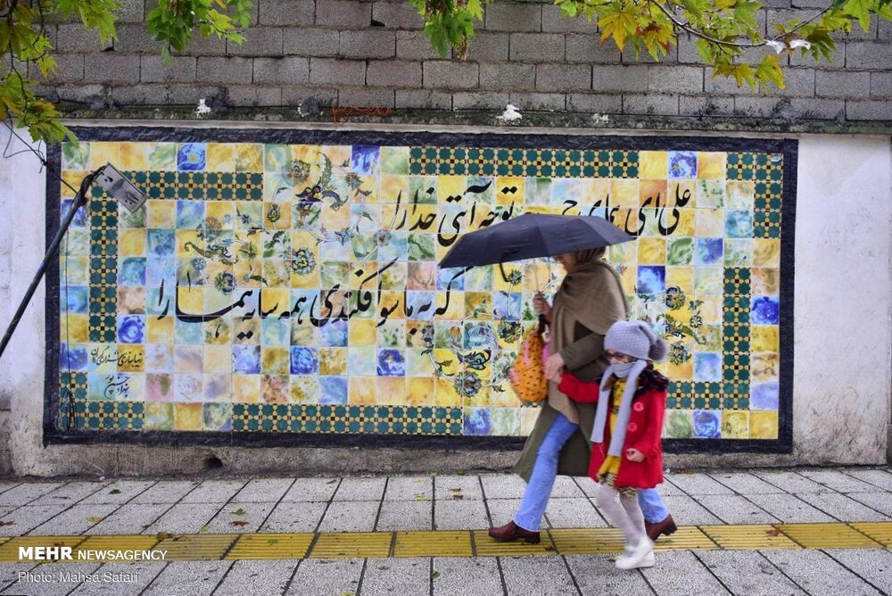 آسمان ۱۸ استان کشور بارانی است