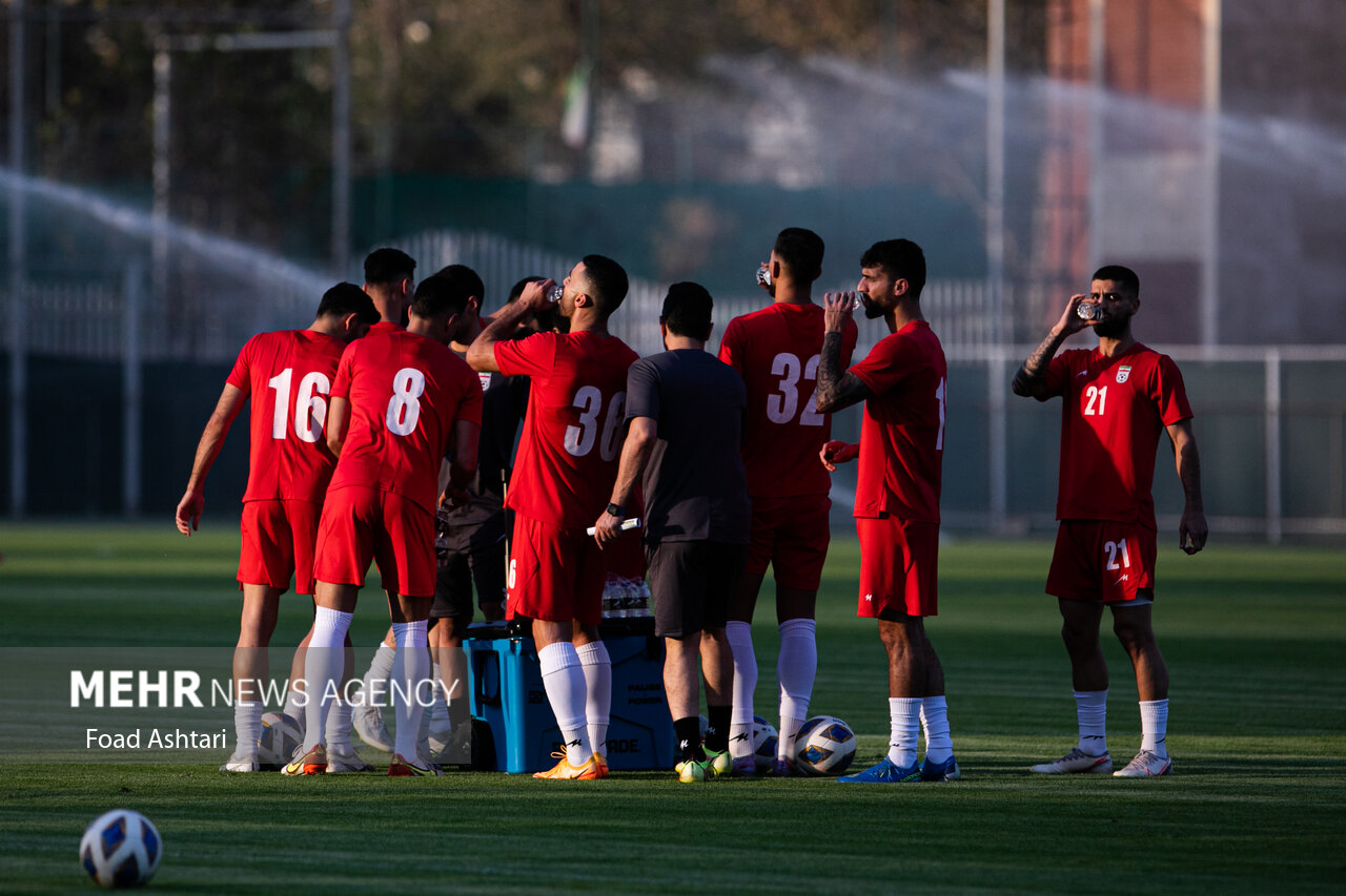 آغاز تمرین تیم ملی فوتبال برای بازی با آنگولا ازامروز